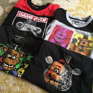 FOUR FNAF shirts!